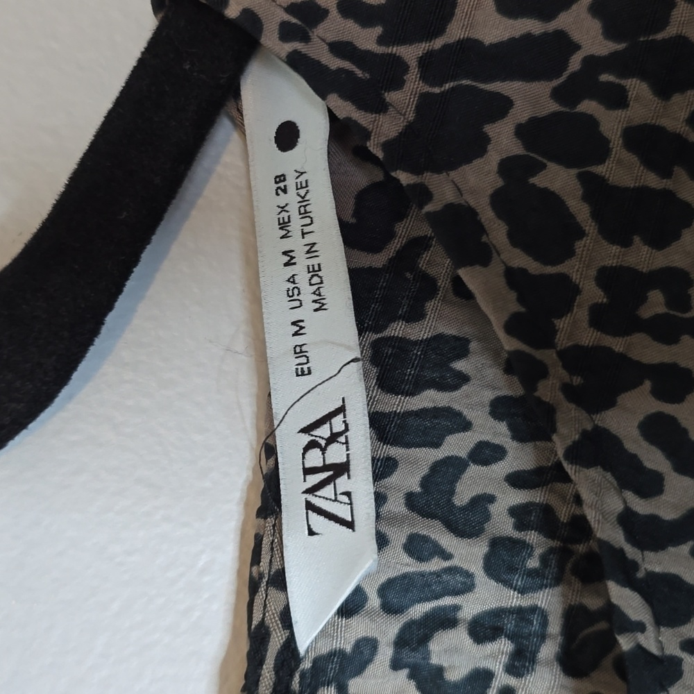ZARA Leopard Print DRESS - Picture 2 of 5